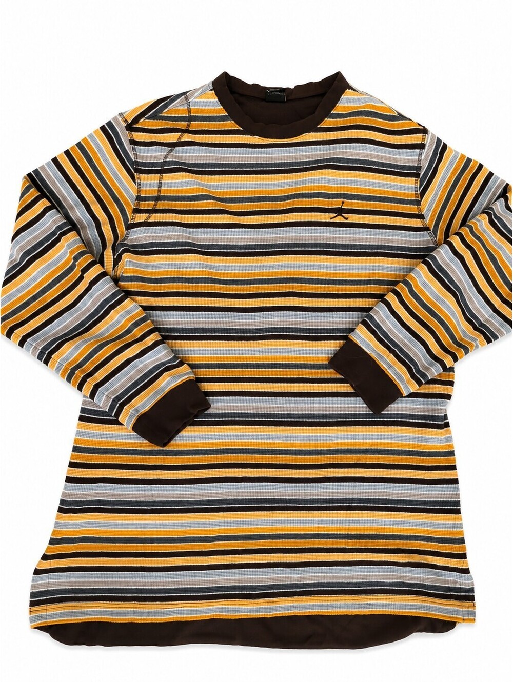 VGT Nike Air Jordan 20th Anniversary Men's XXL Y2K 85-05 Stripe Thermal Shirt